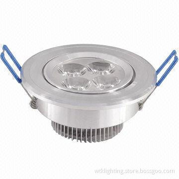 LED 4W Normal Ceiling Downlight with Epistar LEDs, Made of Aluminum Material